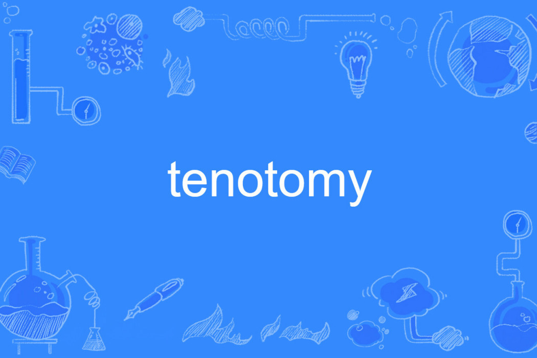tenotomy tenotomy