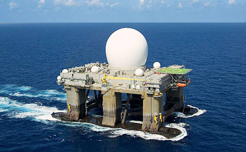 美國將在日本部署的X波段相控陣雷達海基版