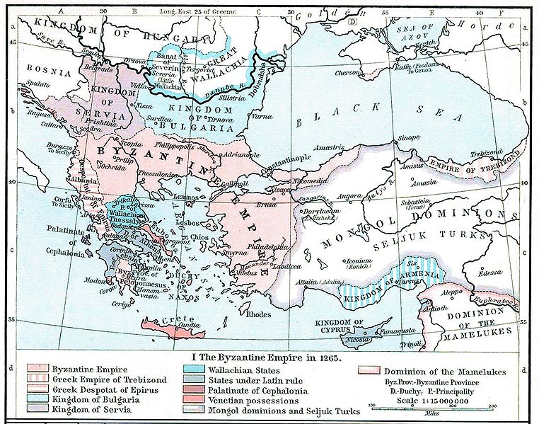 1265年的拜占庭帝國