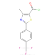 4-甲基-2-（4-三氟甲基）苯-1,3-噻唑-5-羰醯氯