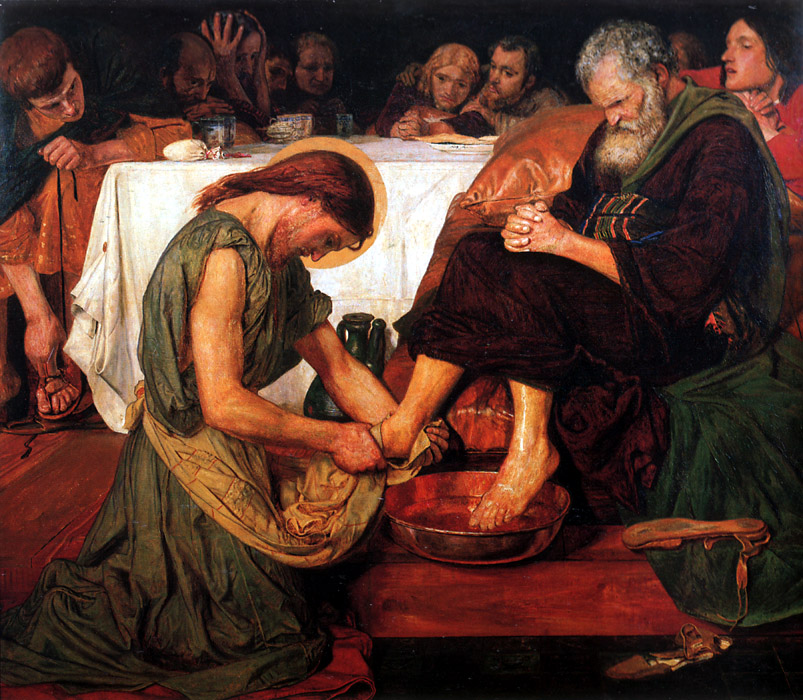Jesus Washing Peter&#39;s Feet (1876)