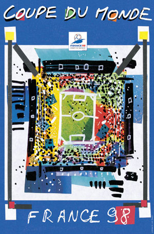 1998年法國世界盃海報