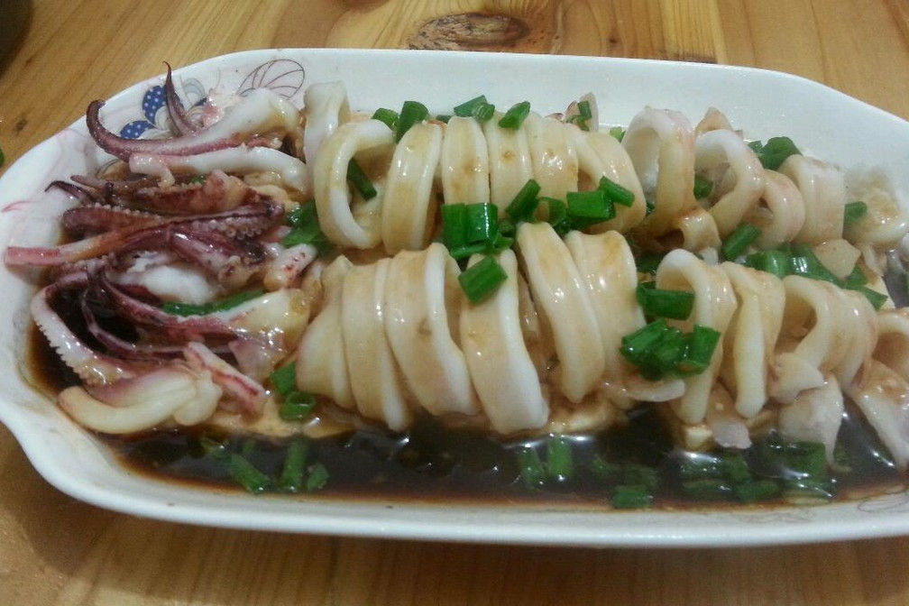 蒸鮮魷魚
