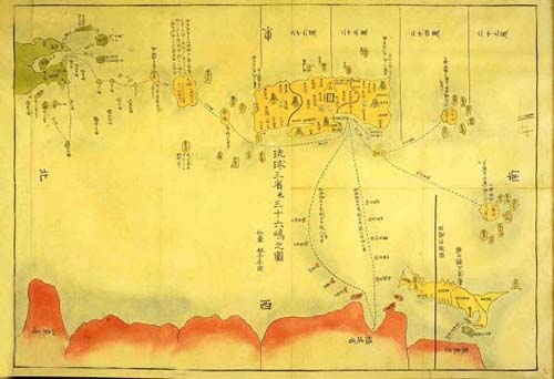 琉球王國古地圖