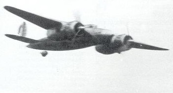改裝雙垂尾之後的 Ba.88 原型機