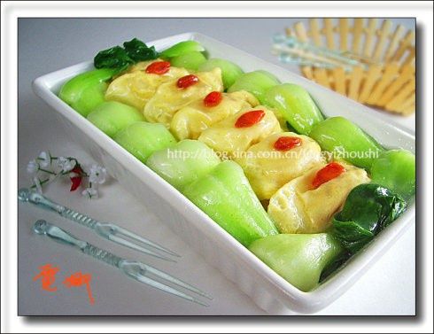 蛋餃菜心 蛋餃菜心