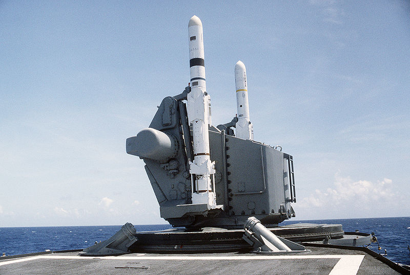 勞倫斯號驅逐艦上的MK11飛彈發射裝置