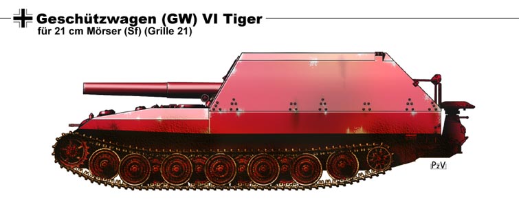 虎式自行火炮21型
