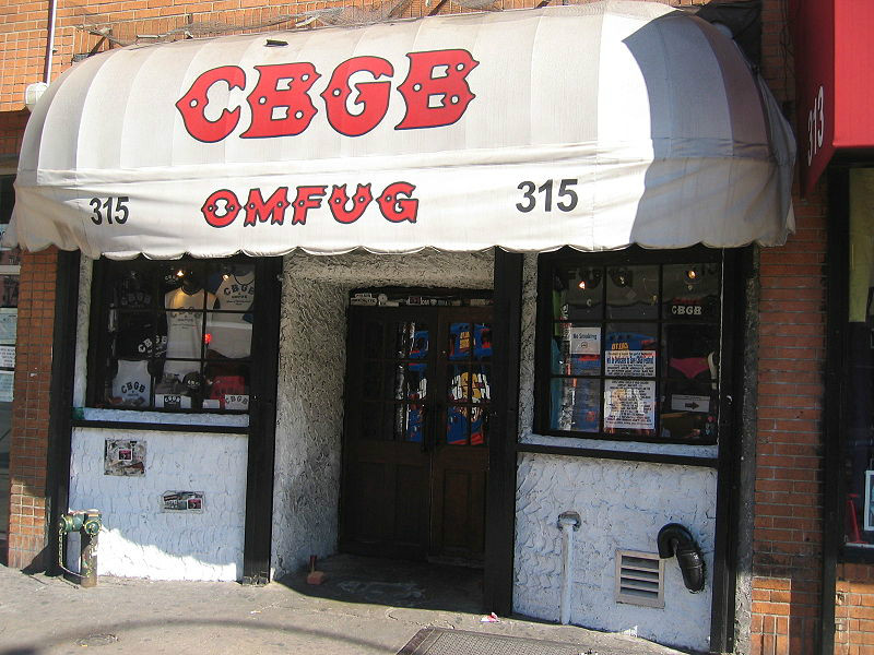 CBGB(1973年12月成立的搖滾俱樂部)