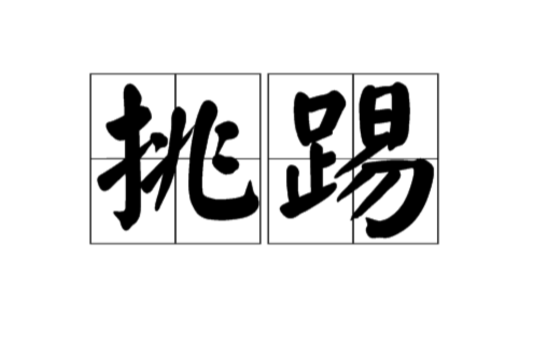 挑踢 挑踢