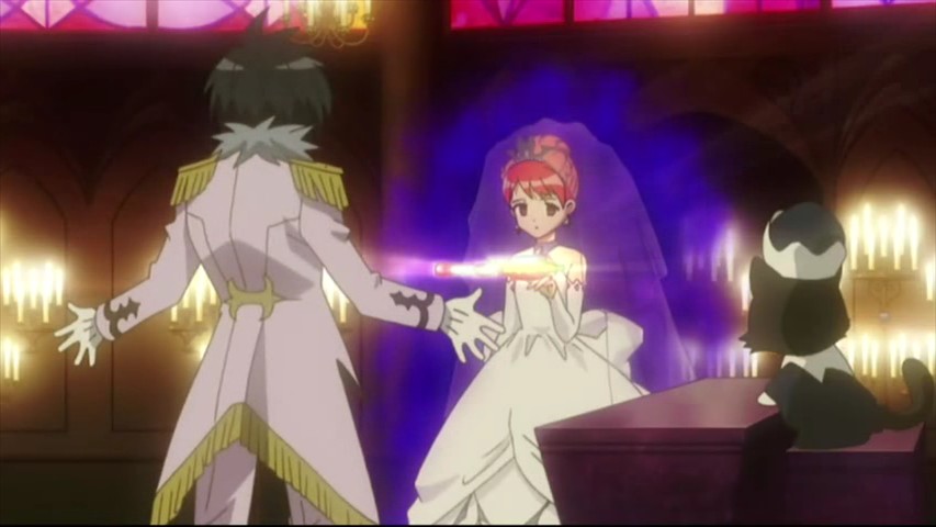 鈴子在結婚典禮中失去了寶石魔杖