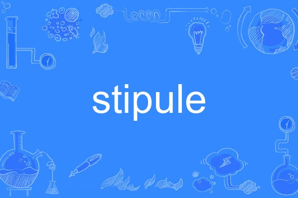 stipule stipule
