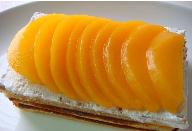 凍芝士黃桃蛋糕