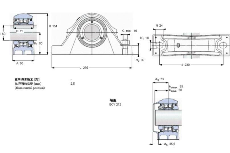 SKF SYNT60LW軸承 SKF SYNT60LW軸承