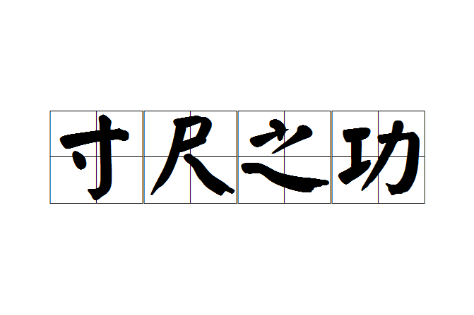 寸尺之功 寸尺之功