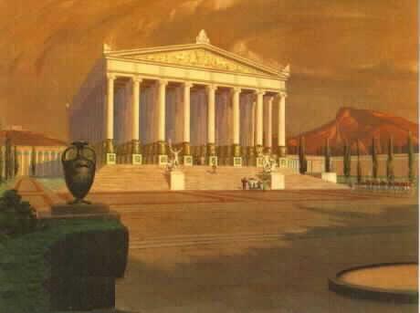 阿爾忒彌斯神廟的油畫