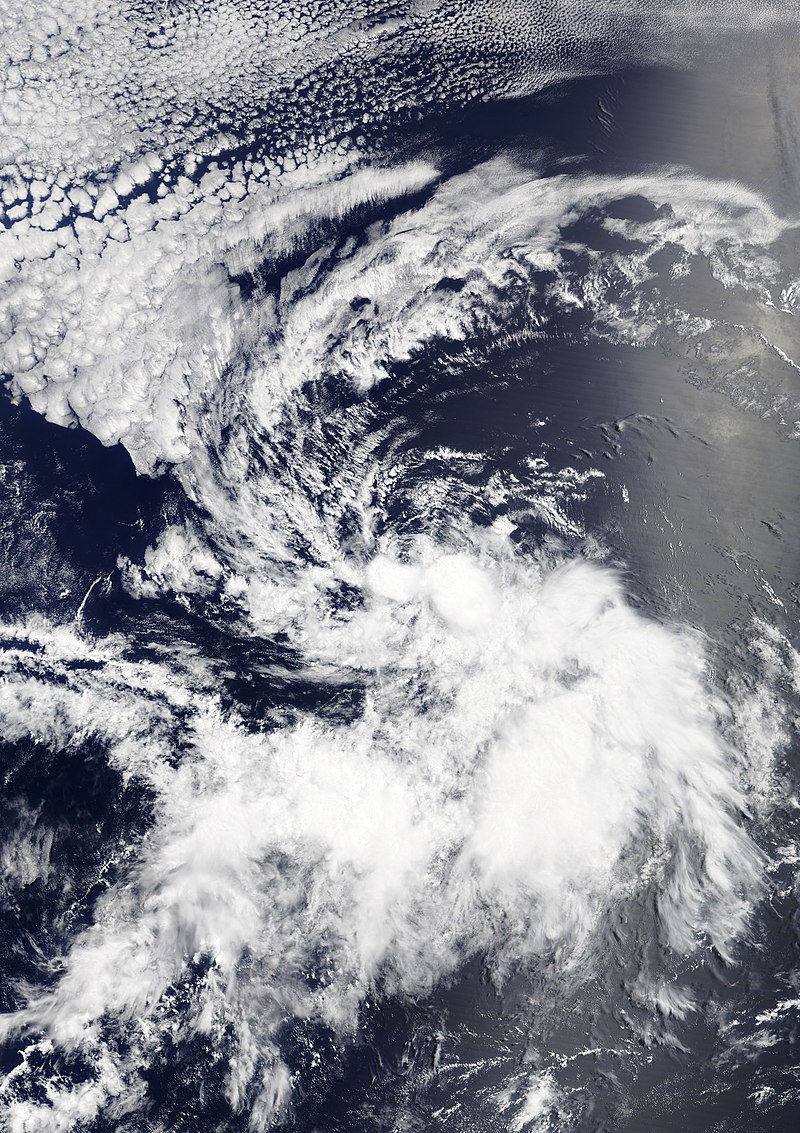 熱帶風暴西爾瑪衛星雲圖