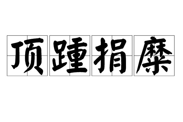頂踵捐糜