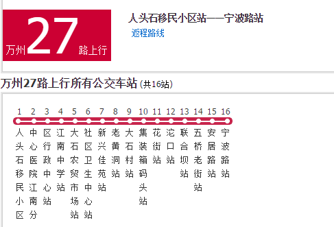 萬州公交27路 萬州公交27路