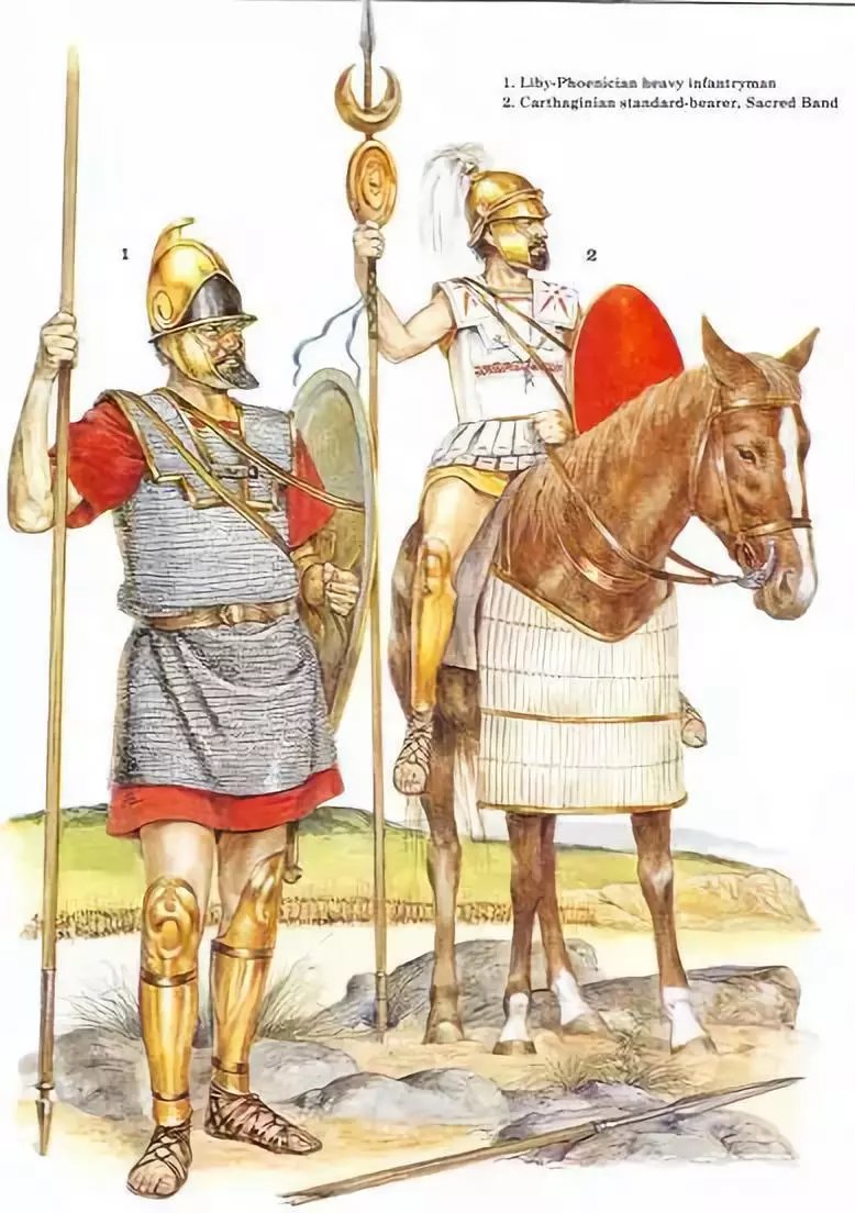 迦太基軍隊的精華 來自非洲本土的重步兵與騎兵