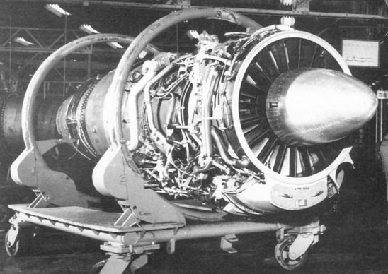 YJ57-P-3軸流渦輪噴氣發動機