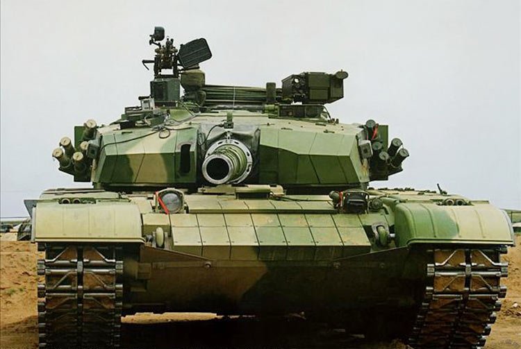 99式主戰坦克正面