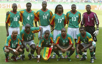 2002年世界盃塞內加爾全家福