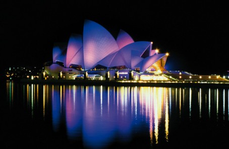 悉尼歌劇院夜景
