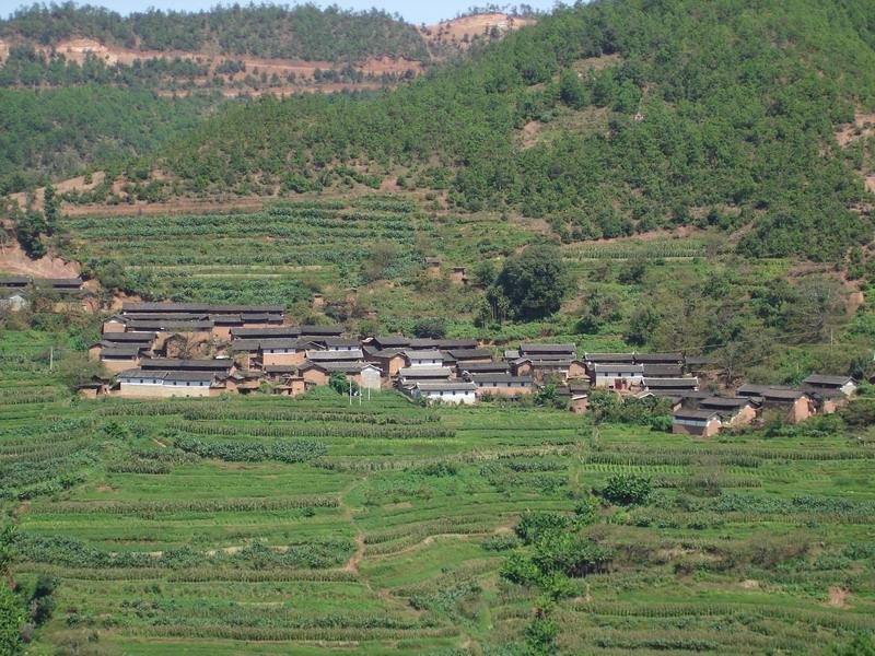 力白所村