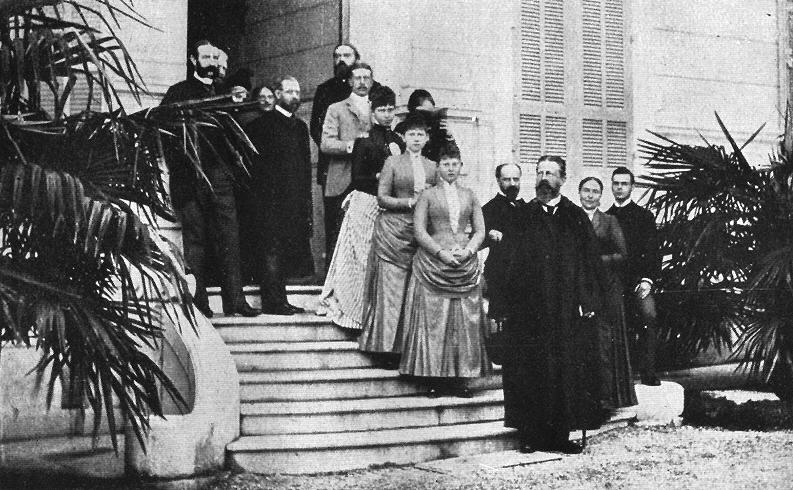 腓特烈一家在聖雷莫療養期間，1887年