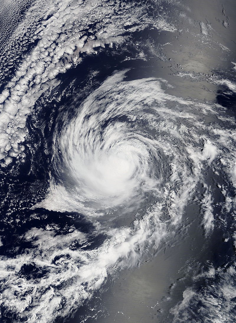 熱帶風暴克里斯蒂 衛星雲圖