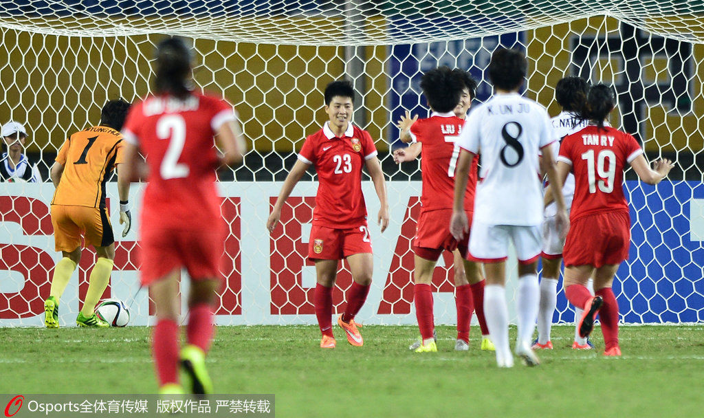 女足2-3朝鮮