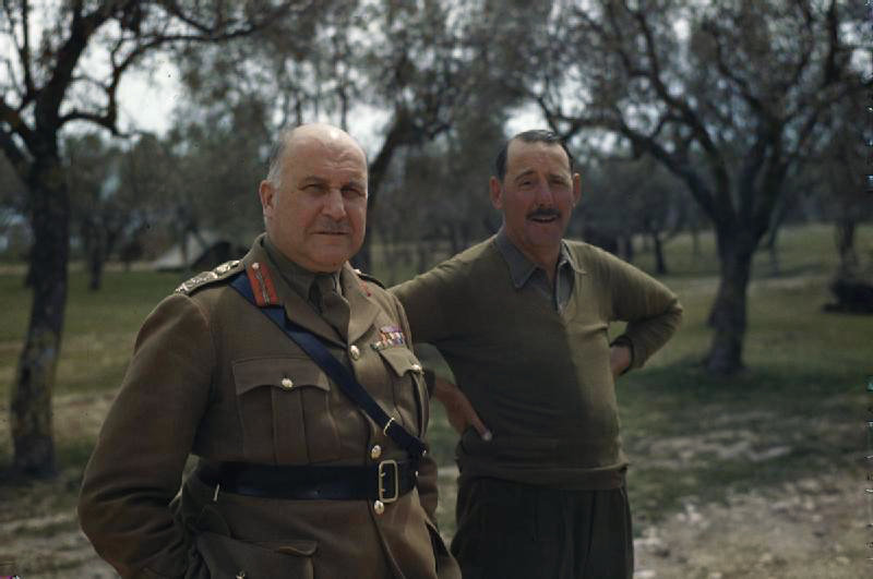 1944年與奧利弗·利斯將軍