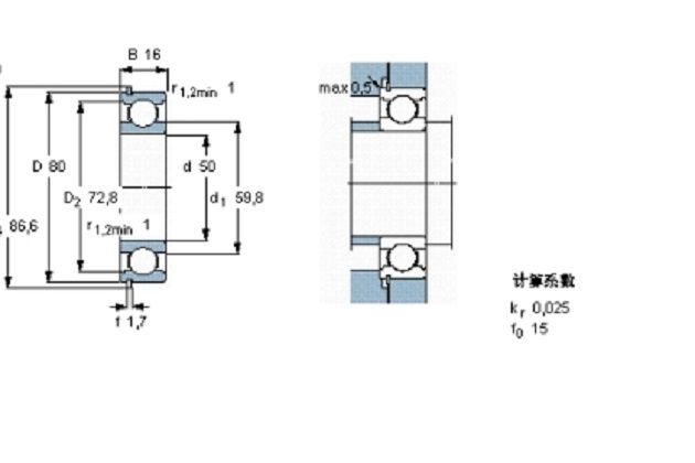 SKF 6010N軸承