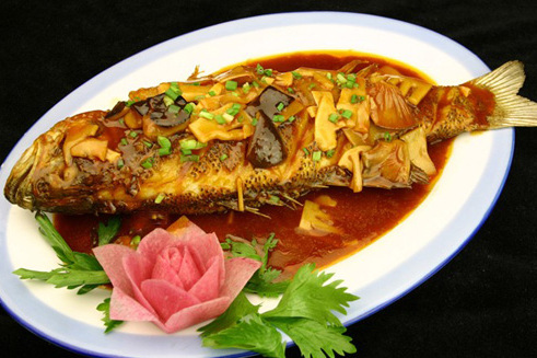 蔥燜鱸魚 蔥燜鱸魚