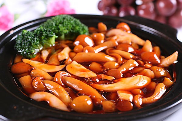 鮑汁素菇