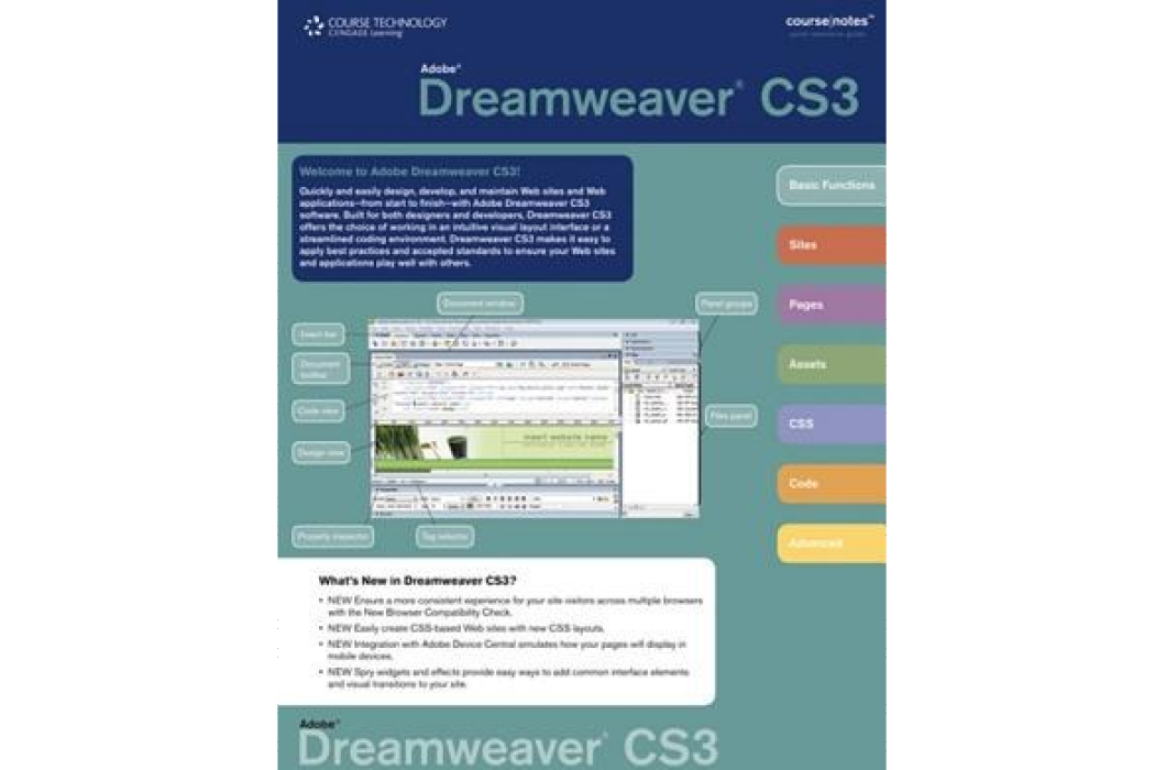 Adobe Dreamweaver Cs3 Coursenotes Adobe Dreamweaver Cs3 Coursenotes
