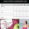 3 Apple a Day Diet Daily Diet & Exercise Log 3 Apple a Day Diet Daily Diet & Exercise Log