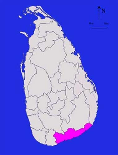 漢班托特省位於斯里蘭卡南部