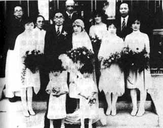 1929年司徒雷登參加冰心與吳文藻的婚禮