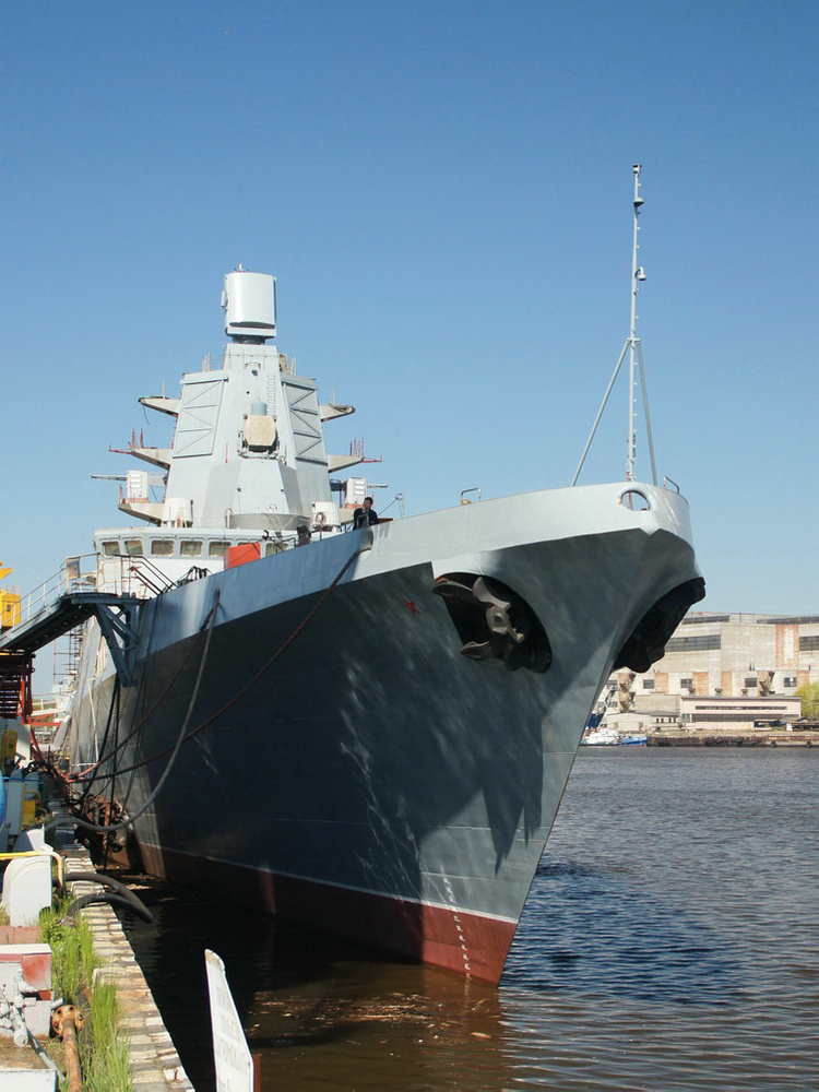 舾裝中的戈爾什科夫號護衛艦