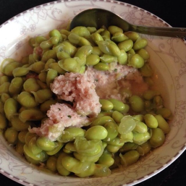 毛豆蒸肉糕 毛豆蒸肉糕