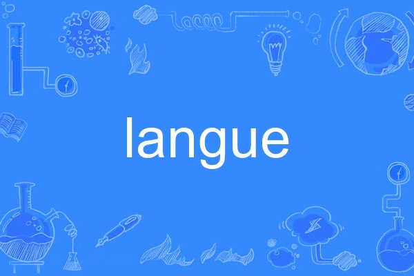 langue langue