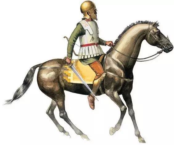 使用不少希臘式裝備的博斯普魯斯騎兵