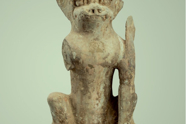 唐鎮墓獸(陝西省澄城縣博物館館藏文物) 唐鎮墓獸(陝西省澄城縣博物館館藏文物)