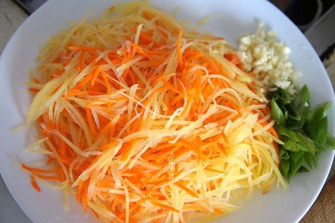 熗胡蘿蔔絲 熗胡蘿蔔絲
