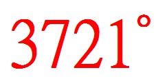 3721°