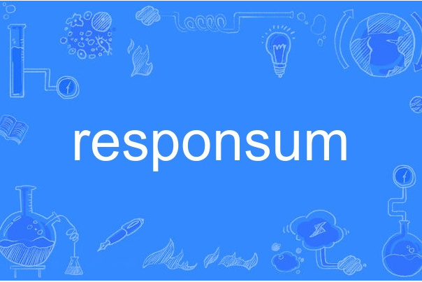responsum responsum