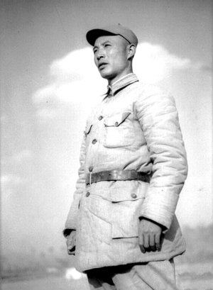 1939年冬，呂正操在晉察冀抗日根據地留影