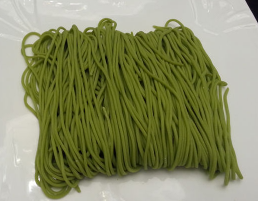 茶麵(綠茶粉和優質小麥粉製作的食品) 茶麵(綠茶粉和優質小麥粉製作的食品)